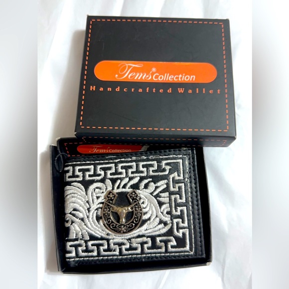 Other - New Handcrafted Western Cowboy Piteado BiFold Wallet..